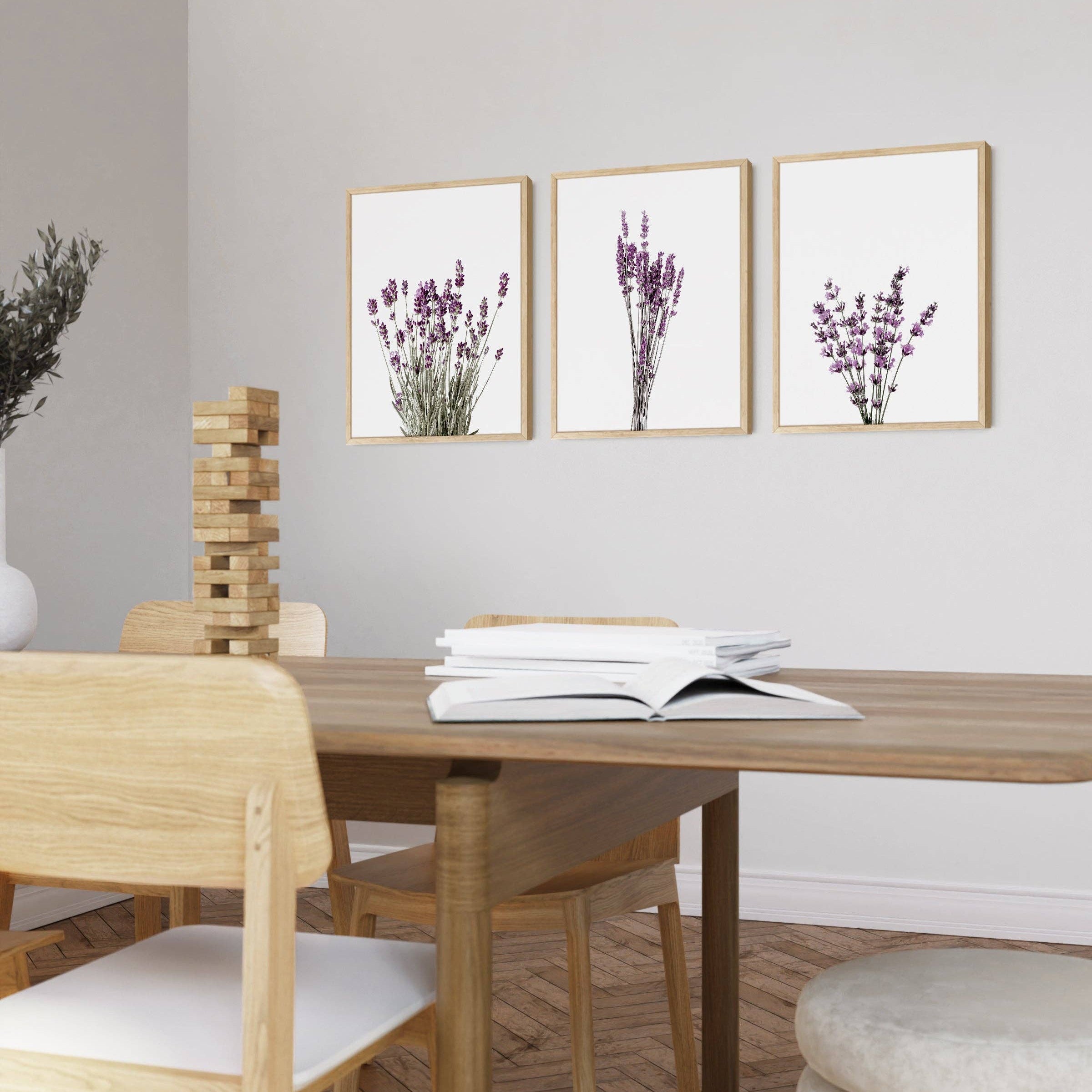 Cadres douces lavandes - Ensemble de 3