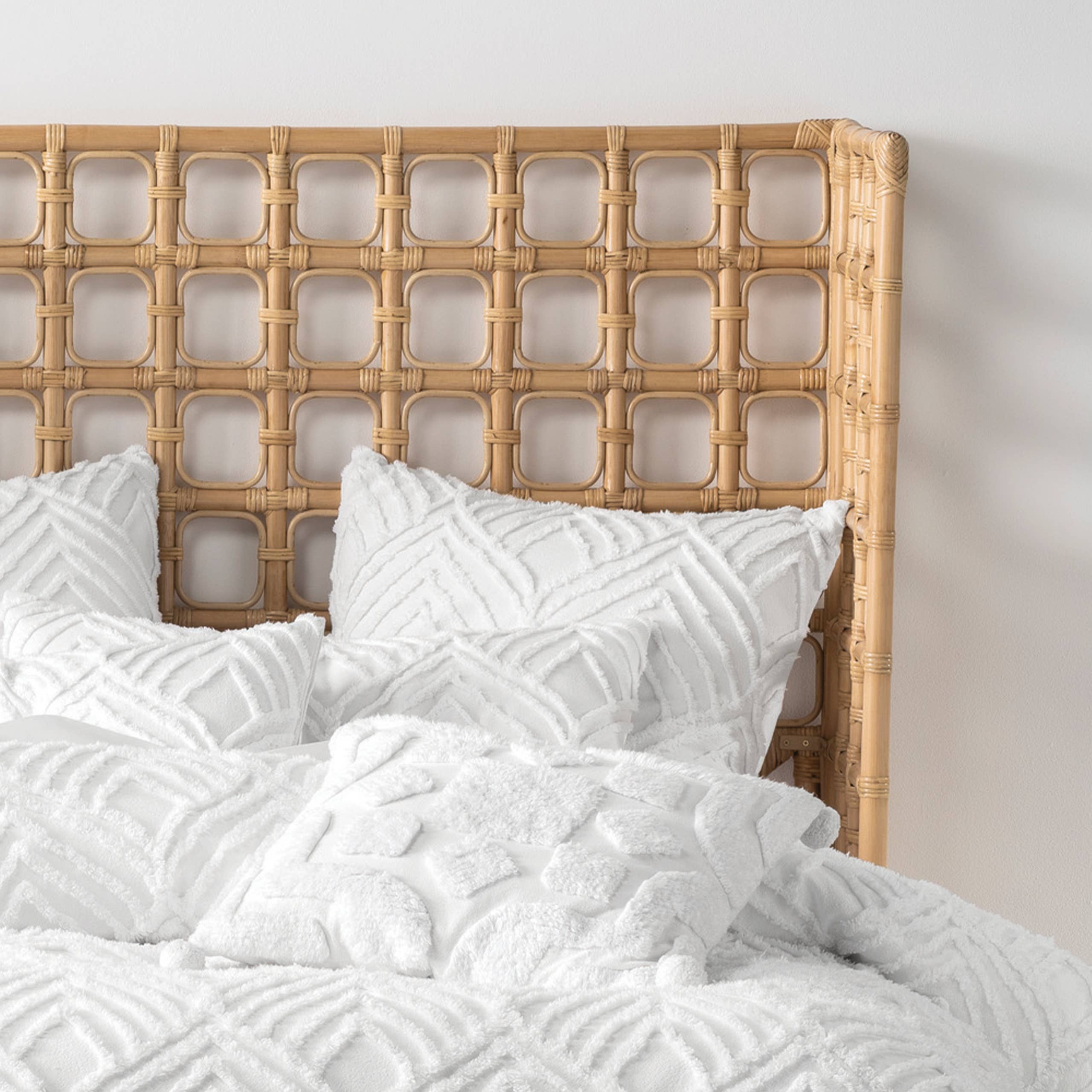 Housse de couette tuftée et texturée – 100 % coton haut de gamme