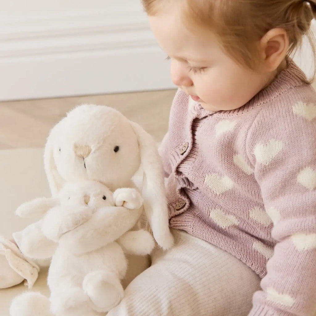 Peluche - Le lapin câlin - Guimauve